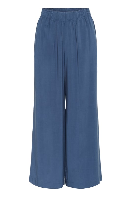 Easy fit,Comfort Taile,Lang,Weite leg  Schonwäsche 30°, Nicht bleichen, Nicht im Trockner trocknen, Tropnass aufhängen im Schatten, Kalt bügeln max. 110° C, Trockenreinigung  100% Viskose (LENZING™ ECOVERO™)