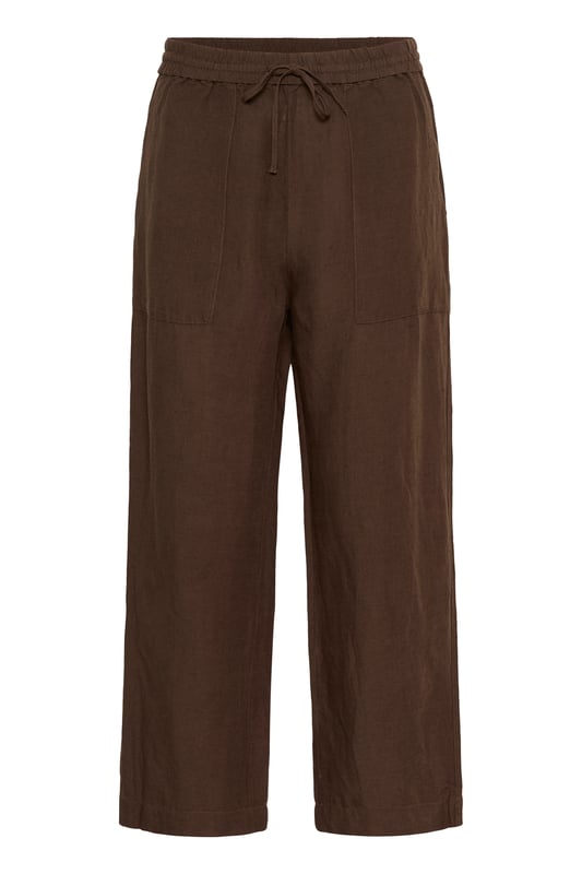 Easy fit,Comfort Taile,Über Knöchellänge,Weite leg  Schonwäsche 30°, Nicht bleichen, Nicht im Trockner trocknen, Tropnass aufhängen im Schatten, Kalt bügeln max. 110° C, Trockenreinigung  50% Leinen,50% Viskose (LENZING™ ECOVERO™)