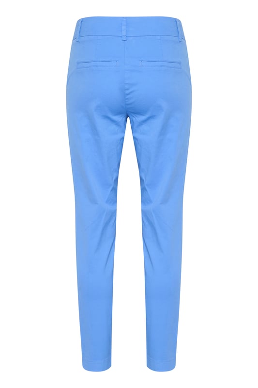 Regular fit,Regular taille,Lengte net boven de enkel,Straight  Wassen op 30°, niet bleken, niet in de droger drogen, Druipnat ophangen in de schaduw, warm strijken max. 150° C, Chemisch laten reinigen.  98% Katoen,2% Elastaan