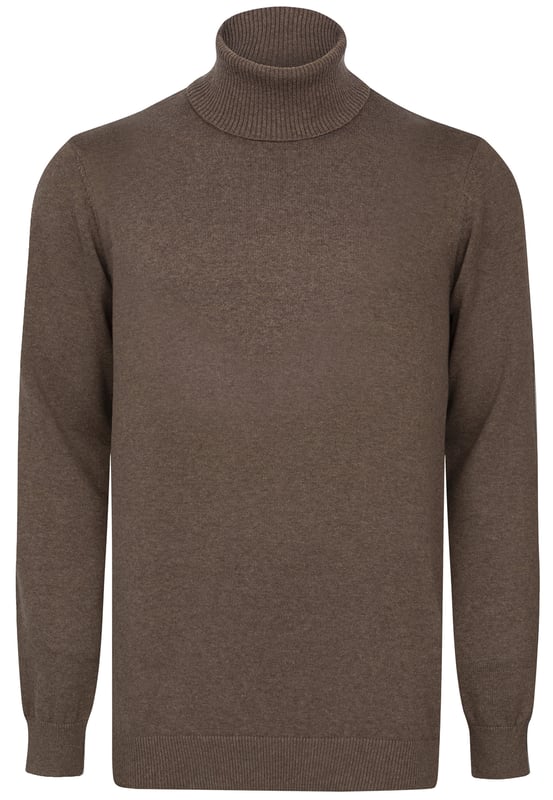 Felix Hardy vereint Eleganz und Komfort mit diesem Herren Rollkragenpullover. Hergestellt aus 100% Baumwolle bietet er ein natürliches und angenehmes Tragegefühl mit seinem weichen und strapazierfähigen Stoff. Der Pullover verfügt über ein klassisches Rollkragendesign, das einen zeitlosen und vielseitigen Look für verschiedene Anlässe bietet. Dank seiner flexiblen Struktur und bequemen Passform ist dieser Pullover für ganztägigen Komfort konzipiert. Er lässt sich mühelos mit Jeans, Hosen oder Chinos kombinieren und ist ideal für den täglichen Gebrauch geeignet. Erhältlich in verschiedenen Farben, die individuelle Stilvorlieben ergänzen, passt er sich reibungslos von Frühling über Herbst bis zu kühleren Sommertagen an. Für Styling-Tipps tragen Sie ihn lässig mit Jeans und Stiefeln für ein schickes Ensemble oder heben Sie ihn mit maßgeschneiderten Hosen und Schnürschuhen für ein raffiniertes Aussehen hervor. In kälterem Wetter können Sie ihn mit einer Jacke oder Mantel für zusätzliche Wärme und Stil kombinieren. Pflegehinweise umfassen Handwäsche oder Maschinenwäsche in kaltem Wasser, Bügeln bei niedriger Hitze und Vermeidung von Bleiche oder chemischer Reinigung. Hergestellt mit akribischer Aufmerksamkeit für Details und Verwendung hochwertiger Materialien bietet der Felix Hardy Herren Rollkragenpullover sowohl Eleganz als auch Komfort und wird sicherlich zu einem vielseitigen Grundnahrungsmittel in Ihrer Garderobe während der gesamten Saison.