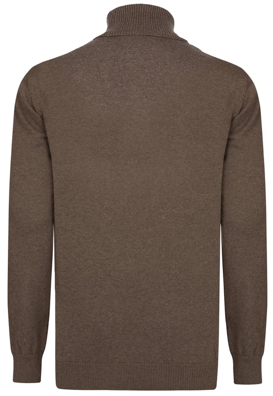 Felix Hardy vereint Eleganz und Komfort mit diesem Herren Rollkragenpullover. Hergestellt aus 100% Baumwolle bietet er ein natürliches und angenehmes Tragegefühl mit seinem weichen und strapazierfähigen Stoff. Der Pullover verfügt über ein klassisches Rollkragendesign, das einen zeitlosen und vielseitigen Look für verschiedene Anlässe bietet. Dank seiner flexiblen Struktur und bequemen Passform ist dieser Pullover für ganztägigen Komfort konzipiert. Er lässt sich mühelos mit Jeans, Hosen oder Chinos kombinieren und ist ideal für den täglichen Gebrauch geeignet. Erhältlich in verschiedenen Farben, die individuelle Stilvorlieben ergänzen, passt er sich reibungslos von Frühling über Herbst bis zu kühleren Sommertagen an. Für Styling-Tipps tragen Sie ihn lässig mit Jeans und Stiefeln für ein schickes Ensemble oder heben Sie ihn mit maßgeschneiderten Hosen und Schnürschuhen für ein raffiniertes Aussehen hervor. In kälterem Wetter können Sie ihn mit einer Jacke oder Mantel für zusätzliche Wärme und Stil kombinieren. Pflegehinweise umfassen Handwäsche oder Maschinenwäsche in kaltem Wasser, Bügeln bei niedriger Hitze und Vermeidung von Bleiche oder chemischer Reinigung. Hergestellt mit akribischer Aufmerksamkeit für Details und Verwendung hochwertiger Materialien bietet der Felix Hardy Herren Rollkragenpullover sowohl Eleganz als auch Komfort und wird sicherlich zu einem vielseitigen Grundnahrungsmittel in Ihrer Garderobe während der gesamten Saison.