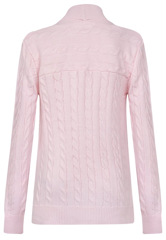 Strickjacke Stephanie Dieser Knopfpullover für Damen, entworfen von Felix Hardy, bietet einen eleganten und modernen Stil. Gefertigt aus einer Mischung von Wolle, bietet der Pullover sowohl Komfort als auch Wärme. Das Frontknopf-Design verleiht ihm eine klassische und zeitlose Note, die es einfach macht, ihn zu tragen und mit verschiedenen Outfits zu kombinieren. Die sorgfältig gestalteten Bündchen und der Saum schaffen ein schlankes und elegantes Erscheinungsbild, das das Gesamtbild aufwertet. In verschiedenen Farben erhältlich, lässt sich dieser Pullover leicht mit anderen Kleidungsstücken kombinieren, sei es mit Jeans, Röcken oder klassischen Hosen. Er ist eine vielseitige Wahl, die sowohl für legere als auch für Büro-Outfits geeignet ist. Um den Pullover in bestem Zustand zu halten, wird empfohlen, ihn per Handwäsche oder in einem Wäschesack mit warmem Wasser zu waschen und bei niedriger Temperatur zu bügeln. Trocknen im Wäschetrockner und Bleichen vermeiden. Der Knopfpullover für Damen von Felix Hardy ist ein Muss in jeder Damen-Garderobe und bietet eine Mischung aus stilvollem Design, hochwertigen Materialien und funktionalen Details, was ihn zur idealen Wahl für alle macht, die sowohl Komfort als auch Eleganz suchen.