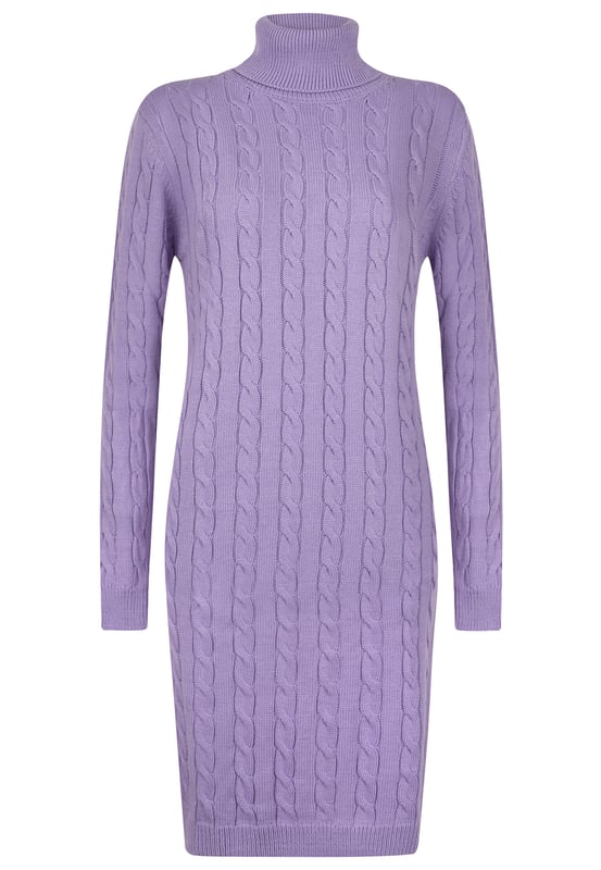 Grobstrick Zopfmuster Rollkragen Kleid Niceta Dieses Kleid verkörpert Felix Hardys unverwechselbare Mischung aus Eleganz und Stil mit einem groben Zopfmuster-Design und einem einzigartigen Rollkragen. Gefertigt aus einer luxuriösen Mischung aus Wolle, bietet es außergewöhnlichen Komfort und Haltbarkeit, gewährleistet Wärme an kalten Wintertagen und wird zu einem unverzichtbaren Bestandteil Ihrer Garderobe. Mit Blick auf die neuesten Trends zeigt das Kleid ein elegantes, grobes Zopfmuster, das einen modernen und schicken Touch verleiht. Der Rollkragen betont das Dekolleté mit einer stilvollen Optik, während die langen Ärmel zusätzlichen Schutz und Komfort bieten. Perfekt für verschiedene Anlässe, lässt es sich mühelos mit Leggings kombinieren oder kann alleine für einen schlanken und eleganten Look getragen werden. Für ein lässiges, aber schickes Ensemble kombinieren Sie das Kleid mit kniehohen oder knöchelhohen Stiefeln. Wechseln Sie nahtlos zur Abendgarderobe, indem Sie es mit Strumpfhosen und Absätzen stylen. In den kälteren Monaten ergänzen Sie Ihr Outfit mit einem dicken Schal und Handschuhen, um warm zu bleiben und gleichzeitig Ihren stilvollen Flair zu bewahren. Die Pflege dieses Kleides ist einfach: Handwäsche wird empfohlen oder Maschinenwäsche in kaltem Wasser im Schonwaschgang. Bei Bedarf bei niedriger Hitze bügeln und auf Bleichmittel und chemische Reinigung verzichten, um die Qualität zu erhalten. Felix Hardys Grobstrick Zopfmuster Damen Rollkragenkleid zeichnet sich durch seine hochwertigen Materialien und sorgfältige Verarbeitung aus und ist ein Muss für die Wintersaison. Bleiben Sie die ganze Saison über gemütlich und stilvoll!