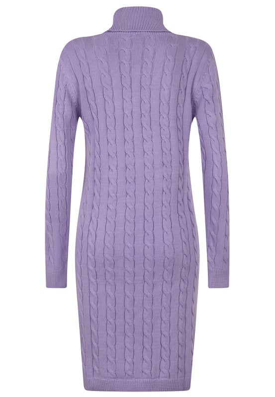 Grobstrick Zopfmuster Rollkragen Kleid Niceta Dieses Kleid verkörpert Felix Hardys unverwechselbare Mischung aus Eleganz und Stil mit einem groben Zopfmuster-Design und einem einzigartigen Rollkragen. Gefertigt aus einer luxuriösen Mischung aus Wolle, bietet es außergewöhnlichen Komfort und Haltbarkeit, gewährleistet Wärme an kalten Wintertagen und wird zu einem unverzichtbaren Bestandteil Ihrer Garderobe. Mit Blick auf die neuesten Trends zeigt das Kleid ein elegantes, grobes Zopfmuster, das einen modernen und schicken Touch verleiht. Der Rollkragen betont das Dekolleté mit einer stilvollen Optik, während die langen Ärmel zusätzlichen Schutz und Komfort bieten. Perfekt für verschiedene Anlässe, lässt es sich mühelos mit Leggings kombinieren oder kann alleine für einen schlanken und eleganten Look getragen werden. Für ein lässiges, aber schickes Ensemble kombinieren Sie das Kleid mit kniehohen oder knöchelhohen Stiefeln. Wechseln Sie nahtlos zur Abendgarderobe, indem Sie es mit Strumpfhosen und Absätzen stylen. In den kälteren Monaten ergänzen Sie Ihr Outfit mit einem dicken Schal und Handschuhen, um warm zu bleiben und gleichzeitig Ihren stilvollen Flair zu bewahren. Die Pflege dieses Kleides ist einfach: Handwäsche wird empfohlen oder Maschinenwäsche in kaltem Wasser im Schonwaschgang. Bei Bedarf bei niedriger Hitze bügeln und auf Bleichmittel und chemische Reinigung verzichten, um die Qualität zu erhalten. Felix Hardys Grobstrick Zopfmuster Damen Rollkragenkleid zeichnet sich durch seine hochwertigen Materialien und sorgfältige Verarbeitung aus und ist ein Muss für die Wintersaison. Bleiben Sie die ganze Saison über gemütlich und stilvoll!
