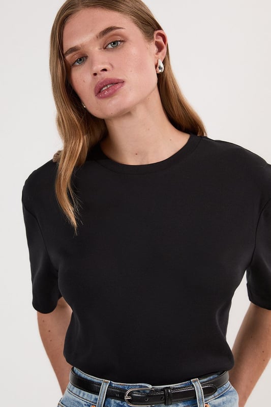 Heavyweight Relaxed Fit Cotton T-Shirt Heavyweight Relaxed Fit Cotton T-Shirt