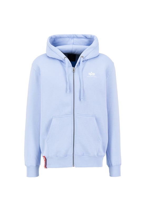 La sudadera con cremallera Basic Zip Hoodie SL de Alpha Industries es una prenda de corte regular perfecta para el día a día, que ofrece comodidad. El material de algodón y poliéster proporciona una sensación agradable tanto para el deporte como para el tiempo libre. A nivel visual, destaca el estampado plastisol del logotipo de Alpha en el pecho y la etiqueta de lazo en el dobladillo. El interior de felpa cepillada ofrece calidez y suavidad. Los puños de canalé y la capucha con cordón completan el look, ideal como prenda clave con estilo o como compañera cómoda.