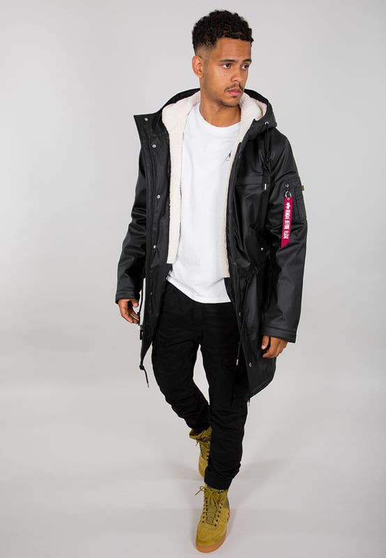 Teddy Lining Raincoat This stylish and functional raincoat is made from PU-coated polyester for a water-repellent finish and features a regular fit for comfortable wear.