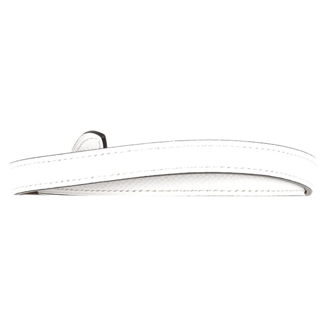 VINTAGE, RRP AS NEW
The Hermès Reversible Ancre Belt Kit in White Leather with Gold-Tone Hardware is a versatile and luxurious accessory. Featuring Epsom leather trim and a reversible design, this belt offers flexibility in styling options. The peg-in-hole closure ensures a secure and adjustable fit. With its timeless design and high-quality craftsmanship, this Hermès belt kit is a sophisticated addition to any wardrobe, adding a touch of elegance to a variety of outfits.

Hermès Reversible Ancre Belt Kit in White Leather
Condition: Excellent
Signs of wear:  No sign of wear.
Packaging: None
Color: White 
Material: Leather 
Size: One Size | One Size
Measurements: Width: 900; Length: 15
SKU: NAPPUGBAC420808W