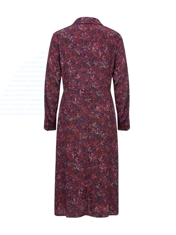 This midi shirt dress embodies our signature aesthetic, featuring a collared neckline and a flattering self-tie detail. With convenient side pockets, it offers a button-through closure crafted from a viscose blend, giving a flattering drape.Made in Romania.