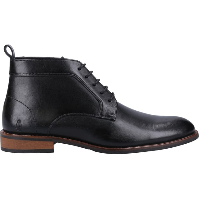 Hush Puppies Declan Lace Leather Men's Black Boots With it's classic smart style perfect for work or play, the Declan features a quality leather upper along with an Ortholite Technology insole to keep you comfortable all day long