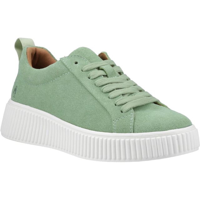 Chunky on trend sole for a bold look, featuring a soft suede upper and memory foam insole, this versatile style looks great with any outfit
