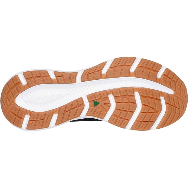 Genießen Sie gut gepolsterte Leistung, während Sie auf Ihren ökologischen Fußabdruck achten, mit den Skechers Edgeride - Rekze. Dieser vegane Sportstil verfügt über ein Obermaterial aus Mesh und synthetischem Überzug mit dehnbaren Schnürsenkeln, eine gut gepolsterte Zwischensohle und eine Air-Cooled Memory Foam-Einlegesohle.