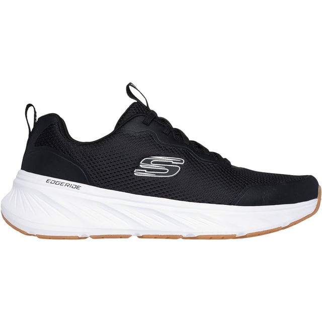 Genießen Sie gut gepolsterte Leistung, während Sie auf Ihren ökologischen Fußabdruck achten, mit den Skechers Edgeride - Rekze. Dieser vegane Sportstil verfügt über ein Obermaterial aus Mesh und synthetischem Überzug mit dehnbaren Schnürsenkeln, eine gut gepolsterte Zwischensohle und eine Air-Cooled Memory Foam-Einlegesohle.