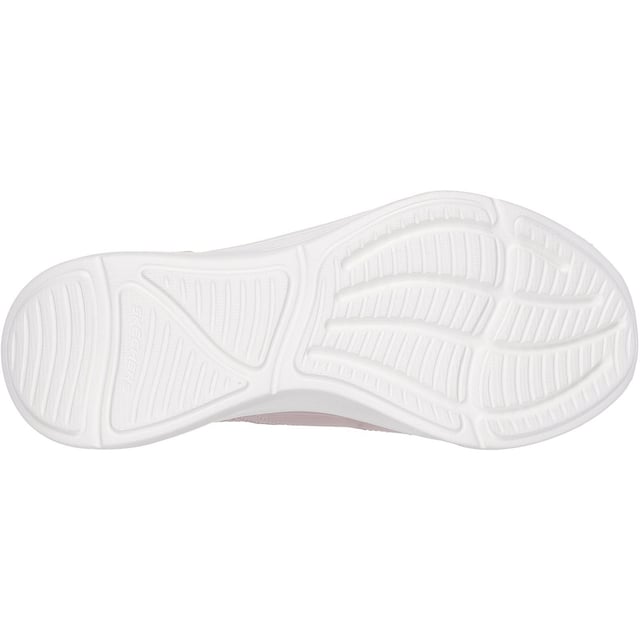 Step into stylish comfort with Skechers Hands Free Slip-ins: Relaxed Fit Sport - Ballet Chic. Featuring a mesh bungee-laced upper, our exclusive Heel Pillow, and a cushioned Skechers Air-Cooled Memory Foam insole.