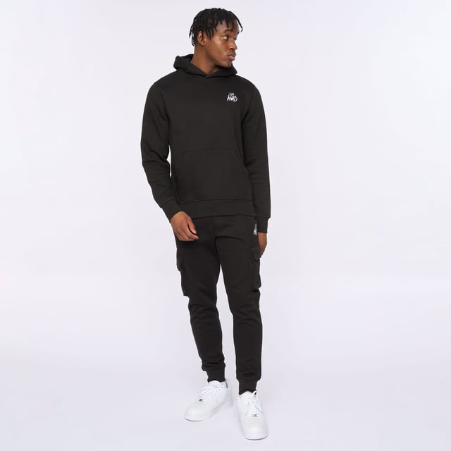 Mens Kings Will Dream Crosby 2.0 Cargo Joggers in black- Elasticated waist with drawcord- Multi-pocket design- Embroidered logo at left thigh- Ribbed cuffs- Soft brushback fleece construction- Tapered fit- 60% Cotton  40% Polyester.  Machine washable.- Ref: KD2U124382ASSTK2