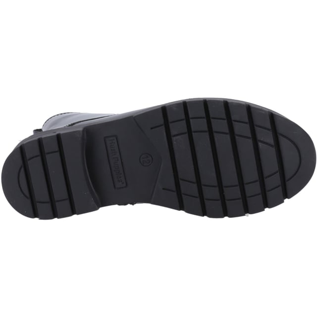 Stylish and hardwearing; the Lauren is sure to be a winner with its trendy styling and treaded sole. Featuring easy on and easy off hidden inside zip and lace up fastening, this boot will keep feet to feel secure and warm throughout the school day.