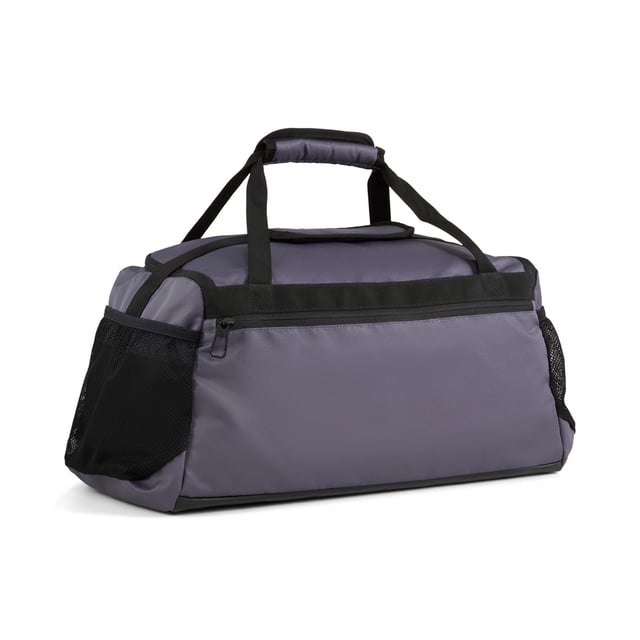 PUMA Unisex Training Medium 24L Sports Bag PRODUCT STORY: Gear up for your ultimate workout with this training must-have. An adjustable, padded strap and sturdy handles let you haul heavy gear while multiple pockets keep essentials close. Front and side mesh pockets plus an internal shoe compartment give everything its place so you can focus on smashing personal bests. Pack it all in and get training. FEATURES & BENEFITS: Made with at least 50% recycled materials. DETAILS: Two-way U-shape zip opening into main compartment; Zip opening into front and back pocket; Adjustable webbing shoulder strap with shoulder pad, two webbing carry handles with padded connector; Side mesh pockets; Dimensions: W56cm / D27cm / H25cm; Volume: 24L; PUMA branding details.