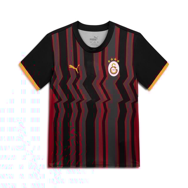 PRODUCT STORY: Gear up and show your allegiance to Galatasaray with the official 24/25 Third Jersey. It features moisture-wicking dryCELL tech to keep you feeling cool and comfortable. FEATURES & BENEFITS: dryCELL: Performance technology designed to wick moisture from the body and keep you free of sweat during exercise. DETAILS: Regular fit; 170 gsm, Jacquard; Collar; Short sleeves; Official team branding; PUMA Youth: Recommended for older kids between 8 and 16 years.