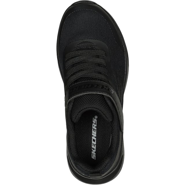 Step out with a fresh kick wearing Skechers Dynamatic. This sporty sneaker features a mesh and synthetic upper with stretch laces and an instep strap.