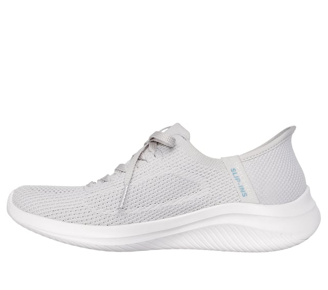 Step into comfort with Skechers Hands Free Slip-ins®. This easy-on style features a Stretch Fit® engineered knit upper with decorative laces for a sock-like fit and modern look. Designed with Skechers’ exclusive Heel Pillow™ for added heel support and stability, it also includes a cushioned Skechers Air-Cooled Memory Foam® insole for breathable, all-day comfort. These vegan slip-on sneakers combine convenience, style, and performance.
