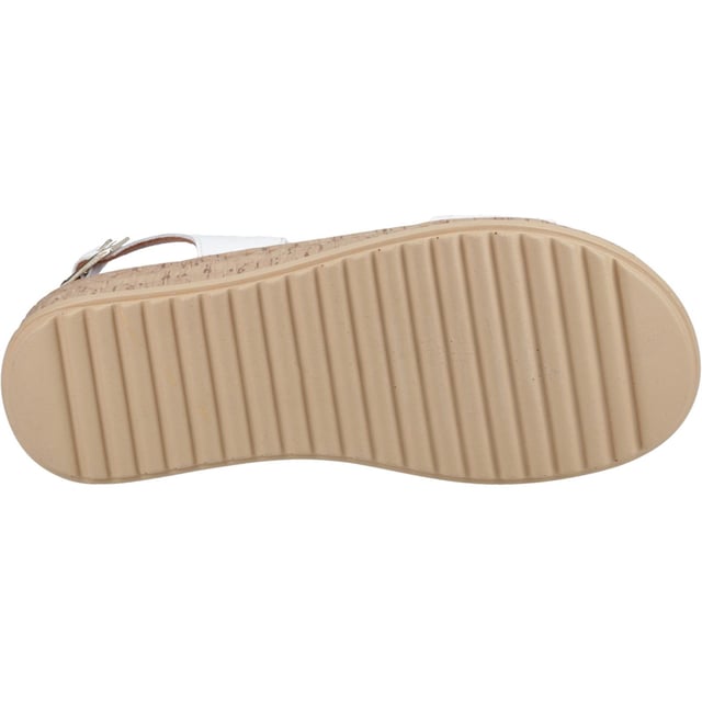 Hush Puppies Ebony Woven Leather Women's White Sandals With it's luxurious leather upper with woven strap detail the Ebony will elevate your summer style, whilst the cushioned insole and lightweight outsole will keep you light on your feet all day long