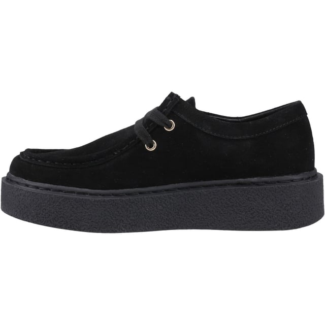With it's on trend chunky platform sole, soft suede upper and memory foam insole you'll look gorgeous and feel great in the Bridie Suede Mocc Toe