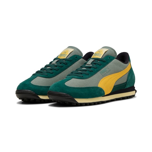 PRODUCT STORY: Easy Rider was born in the late â€˜70s, when running made its move from the track to the streets. Today, the retro runner makes its return for the streetwear world, with its classic slim profile and vintage vibes intact. Rewrite the classics with this timeless silhouette. FEATURES & BENEFITS: ProFoam: Lightweight EVA designed to cushion your landing and propel your next step. DETAILS: Canvas base; Suede overlays; Canvas tongue with nylon binding; Textile sockliner; PUMA branding details.