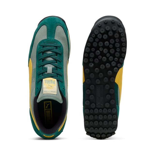 PRODUCT STORY: Easy Rider was born in the late â€˜70s, when running made its move from the track to the streets. Today, the retro runner makes its return for the streetwear world, with its classic slim profile and vintage vibes intact. Rewrite the classics with this timeless silhouette. FEATURES & BENEFITS: ProFoam: Lightweight EVA designed to cushion your landing and propel your next step. DETAILS: Canvas base; Suede overlays; Canvas tongue with nylon binding; Textile sockliner; PUMA branding details.