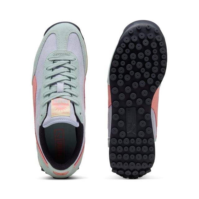 PRODUCT STORY: Easy Rider was born in the late â€˜70s, when running made its move from the track to the streets. Today, the retro runner makes its return for the streetwear world, with its classic slim profile and vintage vibes intact. Rewrite the classics with this timeless silhouette. FEATURES & BENEFITS: ProFoam: Lightweight EVA designed to cushion your landing and propel your next step. DETAILS: Canvas base; Suede overlays; Canvas tongue with nylon binding; Textile sockliner; PUMA branding details.