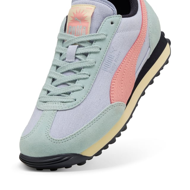 PRODUCT STORY: Easy Rider was born in the late â€˜70s, when running made its move from the track to the streets. Today, the retro runner makes its return for the streetwear world, with its classic slim profile and vintage vibes intact. Rewrite the classics with this timeless silhouette. FEATURES & BENEFITS: ProFoam: Lightweight EVA designed to cushion your landing and propel your next step. DETAILS: Canvas base; Suede overlays; Canvas tongue with nylon binding; Textile sockliner; PUMA branding details.