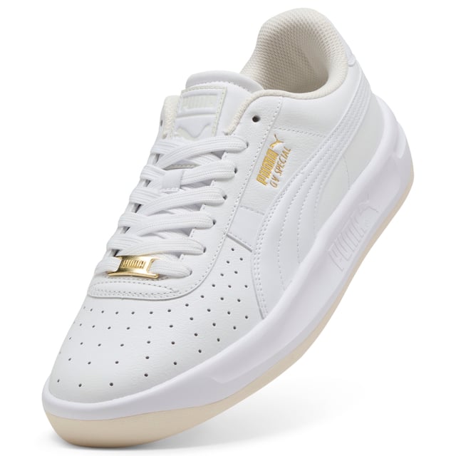 PRODUCT STORY: Step up your sneaker game with these retro-inspired kicks. Featuring a synthetic leather base, perforated vamp, and PUMA branding, these shoes blend heritage with modern flair. Mesh lining and Ortholite sockliner ensure breathability and comfort for all-day wear. DETAILS: Synthetic base; Synthetic perforated vamp; Synthetic leather eyestay; Mesh lining; PUMA branding details.