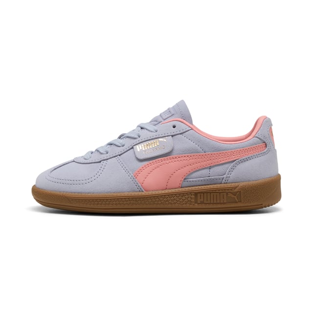 PRODUCT STORY: A terrace legend from our archives returns: The Palermo. The silhouette debuted back in the early '80s, where it quickly became a staple among the terrace crowds in British football stadiums. Now, we ive brought it back for the fans. Like the original, the Palermo is complete with its signature tag at the upper, a T-toe construction, and, of course, the classic gum sole. FEATURES & BENEFITS: PUMA is leather products support responsible manufacturing via the Leather Working Group. DETAILS: Leather upper; Synthetic lining; Debossed and foil-printed PUMA branding on quarter panel tab and heel cap; Leather-coated Formstrip; Rubber midsole; Rubber outsole; PUMA Youth: Recommended for older kids between 8 and 16 years.