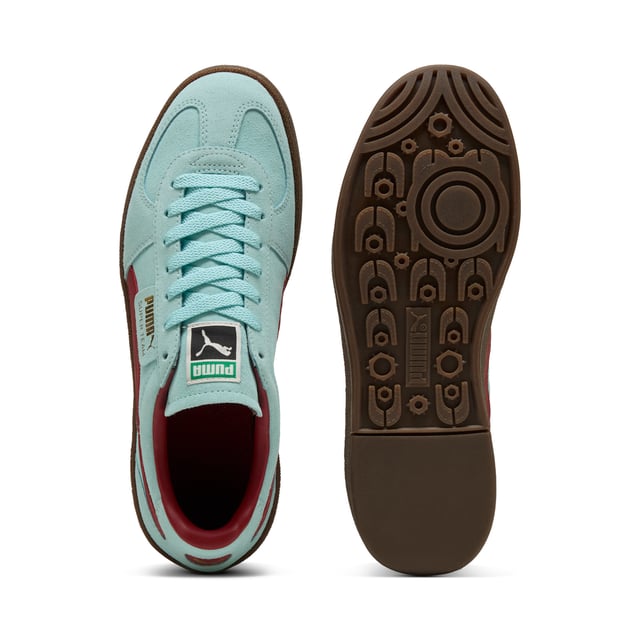 PRODUCT STORY: The Super Team sneakers first hit the scene in 1982. Fast forward to the 2020s and we're bringing it back. This version stays true to the OG, made for handball goalkeepers, with a suede upper and leather PUMA Formstrip on the side. FEATURES & BENEFITS: PUMA's leather products support responsible manufacturing via the Leather Working Group.  DETAILS: Leather upper; Suede tongue; Breathable synthetic collar; Mesh OrthoLite footbed; Leather PUMA Formstrip.