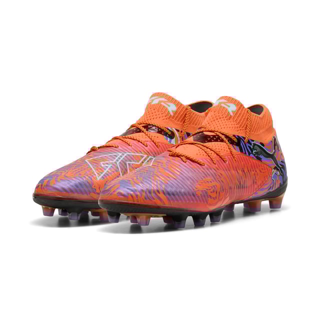 PRODUCT STORY: Unleash your creativity on the pitch with PUMA. Featuring a FLEXGILITY outsole for agile movement, GripControl Pro for superior ball control, and Ortholite O-Thermâ„¢ to keep you cool. PWRTAPE and Fuzionpods ensure a snug, dynamic fit. FEATURES & BENEFITS: The upper of the shoes is made with at least 20% recycled materials; PWRTAPE: Targeted upper reinforcement for support and durability; FLEXGILITY: Dual-density outsole with optimised stud layout supports quick pivots and agile 360-degree movement; ORTHOLITE memory foam padding in the heel provides enhanced comfort. DETAILS: Regular to wide fit; Fuzionpods on the upper protect the foot without restricting movement, ideal for dynamic actions; Highly elastic four-way stretch yarn acts as a second skin, adapting dynamically to foot shape and movement; Textured high-density mesh layer with a GripControl Pro finish for enhanced ball grip and control; Play with or without laces; PUMA branding details; 82.56% Synthetic, 17.44% Textile.