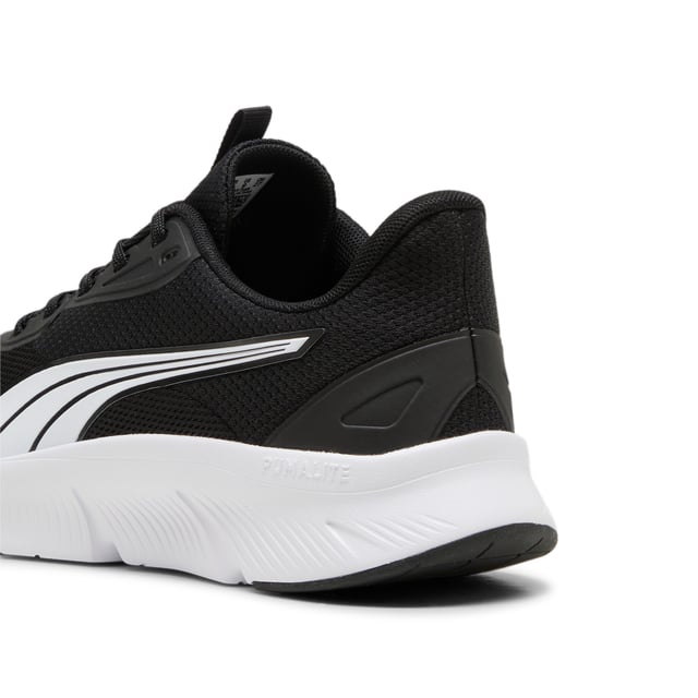 PRODUCT STORY: The FlexFocus Lite Modern is the fastest new model in our PUMA Lite offering. This shoe features our PUMALITE foam technology that is built for lightweight comfort and also provides a sustainable benefit. The upper is highlighted with premium material. Head out for your run and bring it on home. FEATURES & BENEFITS: The upper of the shoes is made with at least 20% recycled materials; SOFTFOAM+: Step-in comfort sockliner designed to provide soft cushioning thanks to its extra thick heel. DETAILS: Lace closure; Progressive upper design; Zoned rubber outsole; Surface type: Road running; Recommended for: neutral pronators.