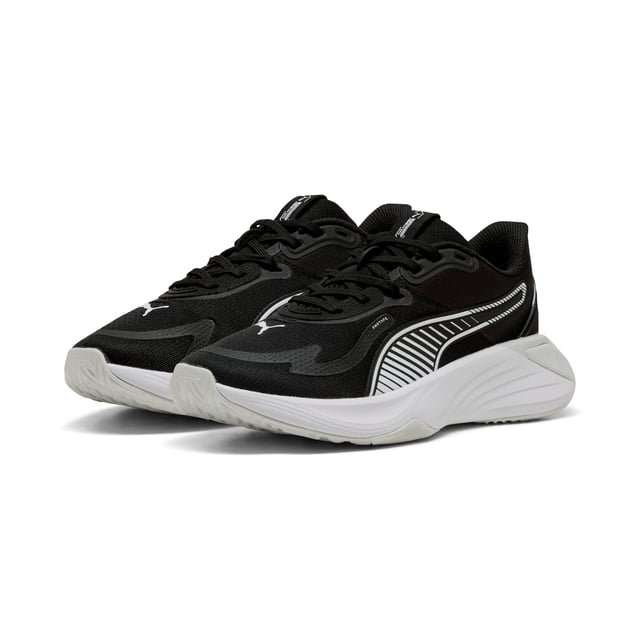 PRODUCT STORY: Introducing your new go-to training shoe, the PWR Hybrid TR. This latest footwear innovation is made with PUMAGRIP for best-in-class traction and PROFOAM for unparalleled comfort during long sessions. Start your next workout off on the right foot in PWR Hybrid TR. FEATURES & BENEFITS: The upper of the shoes is made with at least 30% recycled materials; PUMAGRIP: Durable performance rubber compound designed for all-surface traction; PWRTAPE: Targeted upper reinforcement for support and durability; PROFOAM: Lightweight EVA designed to cushion your landing and propel your next step. DETAILS: Regular width; Textile upper; Lace closure; Heel-to-toe drop: 8mm; Recommended for: neutral pronators; PUMA branding details.