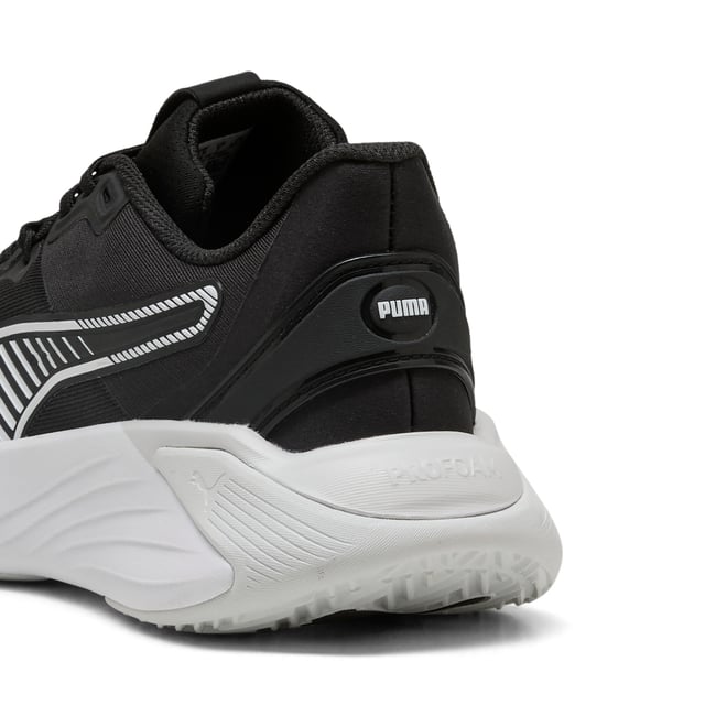 PRODUCT STORY: Introducing your new go-to training shoe, the PWR Hybrid TR. This latest footwear innovation is made with PUMAGRIP for best-in-class traction and PROFOAM for unparalleled comfort during long sessions. Start your next workout off on the right foot in PWR Hybrid TR. FEATURES & BENEFITS: The upper of the shoes is made with at least 30% recycled materials; PUMAGRIP: Durable performance rubber compound designed for all-surface traction; PWRTAPE: Targeted upper reinforcement for support and durability; PROFOAM: Lightweight EVA designed to cushion your landing and propel your next step. DETAILS: Regular width; Textile upper; Lace closure; Heel-to-toe drop: 8mm; Recommended for: neutral pronators; PUMA branding details.