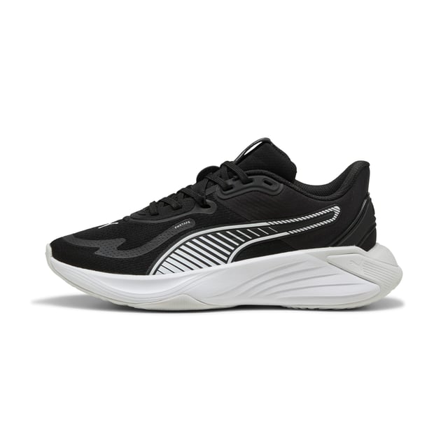 PRODUCT STORY: Introducing your new go-to training shoe, the PWR Hybrid TR. This latest footwear innovation is made with PUMAGRIP for best-in-class traction and PROFOAM for unparalleled comfort during long sessions. Start your next workout off on the right foot in PWR Hybrid TR. FEATURES & BENEFITS: The upper of the shoes is made with at least 30% recycled materials; PUMAGRIP: Durable performance rubber compound designed for all-surface traction; PWRTAPE: Targeted upper reinforcement for support and durability; PROFOAM: Lightweight EVA designed to cushion your landing and propel your next step. DETAILS: Regular width; Textile upper; Lace closure; Heel-to-toe drop: 8mm; Recommended for: neutral pronators; PUMA branding details.