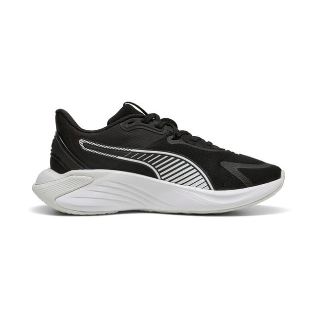 PRODUCT STORY: Introducing your new go-to training shoe, the PWR Hybrid TR. This latest footwear innovation is made with PUMAGRIP for best-in-class traction and PROFOAM for unparalleled comfort during long sessions. Start your next workout off on the right foot in PWR Hybrid TR. FEATURES & BENEFITS: The upper of the shoes is made with at least 30% recycled materials; PUMAGRIP: Durable performance rubber compound designed for all-surface traction; PWRTAPE: Targeted upper reinforcement for support and durability; PROFOAM: Lightweight EVA designed to cushion your landing and propel your next step. DETAILS: Regular width; Textile upper; Lace closure; Heel-to-toe drop: 8mm; Recommended for: neutral pronators; PUMA branding details.