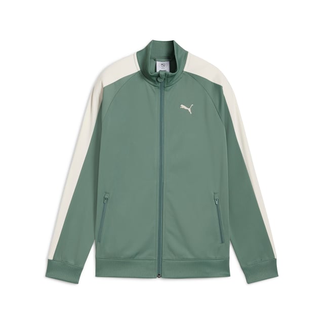PUMA Kids Unisex T7 ALWAYS ON Track Jacket PRODUCT STORY: Step into the legacy with this track jacket featuring iconic 7cm stripes, a two-way zipper, and zip pockets. Ribbed cuffs and hem ensure a snug fit, while the embroidered logo adds that signature PUMA touch. Embrace the heritage. DETAILS: Regular fit; Tricot; Standard jacket length; Stand up collar; Full zip; Long sleeves; Side Pocket; PUMA Youth: Recommended for older kids between 8 and 16 years.