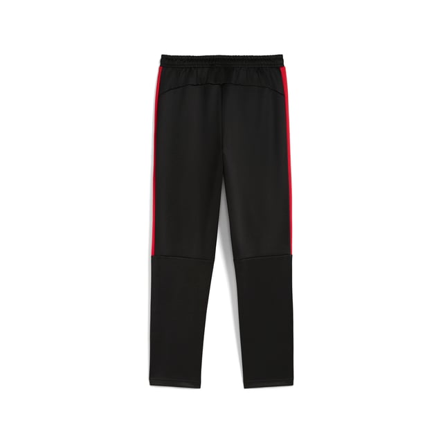 PRODUCT STORY: Rev up your style with PUMA and Scuderia Ferrari. These track pants feature colored side panels, piping details, and iconic logos. The elasticated waistband with internal drawcords ensures a perfect fit. Get ready to race through life with confidence and flair. FEATURES & BENEFITS: Made with at least 50% recycled materials. DETAILS: Regular fit; Spacer material; Regular length; Zip pocket; Medium rise; PUMA branding details.