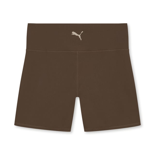 PUMA Womens TRAIN 5" High-Waist Tight Shorts PRODUCT STORY: These training shorts bring functionality and flair to your workout. Featuring EVERSCULPT for a sleek silhouette, dryCELL to keep you dry, and two pockets for your essentials. The 5" seam and cutlines inspired by PUMA's Formstripe ensure you move with confidence and style. FEATURES & BENEFITS: dryCELL: Performance technology designed to wick moisture from the body and keep you free of sweat during exercise; Made with at least 50% recycled materials.. DETAILS: Tight fit; Single jersey; Above knee length; High rise; PUMA branding details.