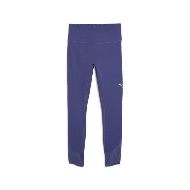 PRODUCT STORY: Conquer your workout with ultra-soft 7/8 length tights, featuring CLOUDSPUN fabric for unmatched softness and dryCELL for moisture control. Mesh inserts add flair, while a hidden waistband pocket keeps your valuables safe. Sculpting design lines ensure a flattering fit. FEATURES & BENEFITS: Made with at least 50% recycled materials; dryCELL: Performance technology designed to wick moisture from the body and keep you free of sweat during exercise; CLOUDSPUN: Custom-milled performance poly/spandex blend, this fabric meets the highest performance standards while still feeling like an ultra soft cotton. DETAILS: Tight fit; Interlock fabric; 7/8 length; High rise; PUMA branding details.
