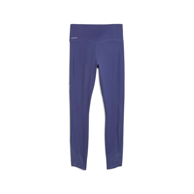 PRODUCT STORY: Conquer your workout with ultra-soft 7/8 length tights, featuring CLOUDSPUN fabric for unmatched softness and dryCELL for moisture control. Mesh inserts add flair, while a hidden waistband pocket keeps your valuables safe. Sculpting design lines ensure a flattering fit. FEATURES & BENEFITS: Made with at least 50% recycled materials; dryCELL: Performance technology designed to wick moisture from the body and keep you free of sweat during exercise; CLOUDSPUN: Custom-milled performance poly/spandex blend, this fabric meets the highest performance standards while still feeling like an ultra soft cotton. DETAILS: Tight fit; Interlock fabric; 7/8 length; High rise; PUMA branding details.