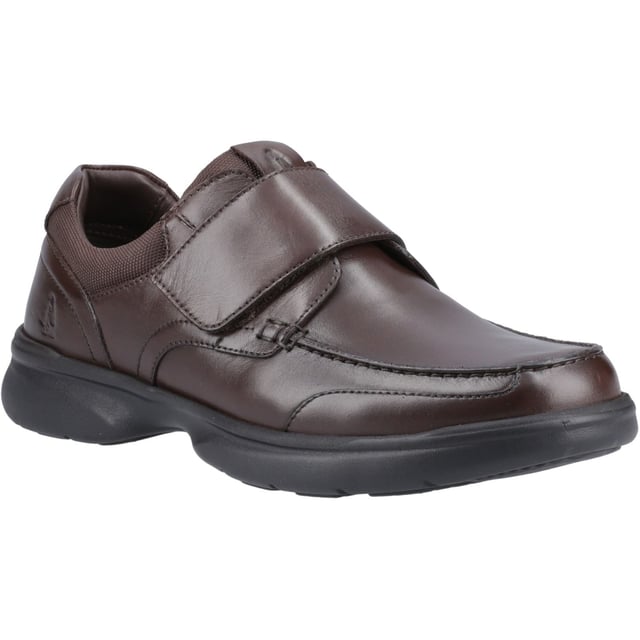 Hush Puppies Hector Leather Men's Brown Moccasins Shoes With its soft leather upper, a padded collar and touch fastening for easy on and off, the Hector is a stylish choice for comfortable and casual summer style