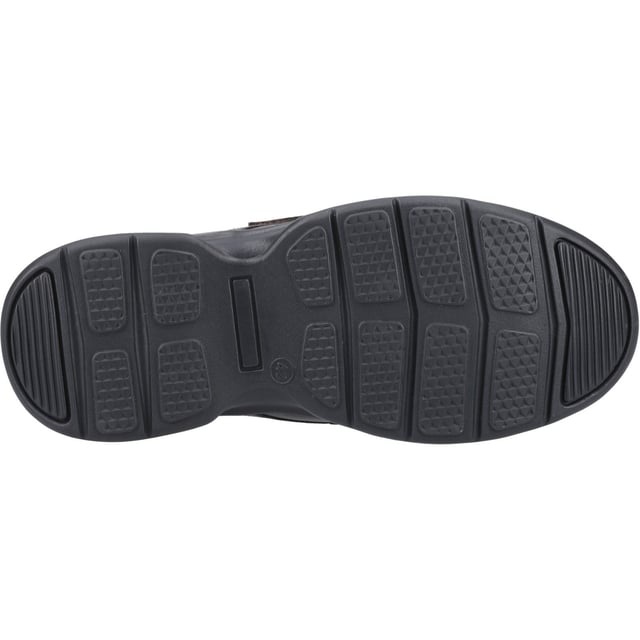Hush Puppies Hector Leather Men's Brown Moccasins Shoes With its soft leather upper, a padded collar and touch fastening for easy on and off, the Hector is a stylish choice for comfortable and casual summer style