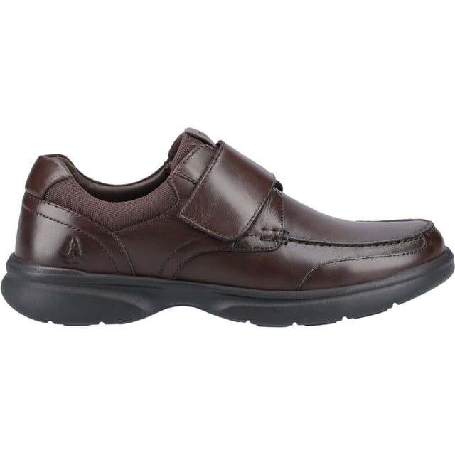 Hush Puppies Hector Leather Men's Brown Moccasins Shoes With its soft leather upper, a padded collar and touch fastening for easy on and off, the Hector is a stylish choice for comfortable and casual summer style