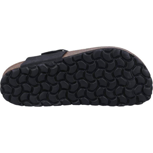 Hush Puppies Billie Suede Women's Black Sandals Perfect for lazy summer days, the Billie Mule features a real suede upper and footbed with easy slip on toe post styling