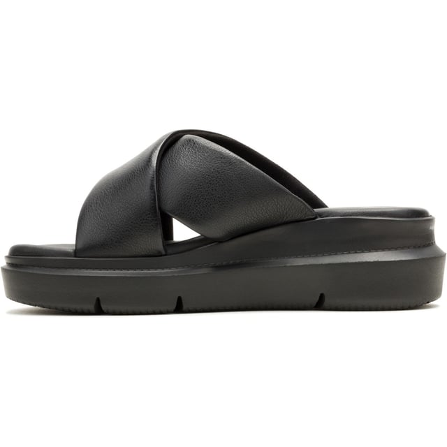 Hush Puppies Uplift Leather Women's Black Sandals Get moving with the Uplift, featuring an ergonomic design with The Body Shoe Flex for natural movement, and our springy MEGABounce outsole and Bounce footbed for ultimate comfort, you'll stay active whilst looking great all day long