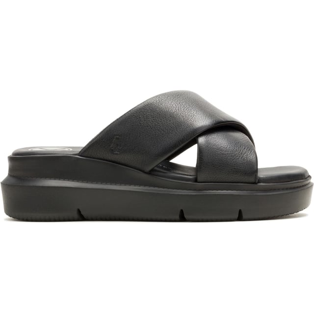 Hush Puppies Uplift Leather Women's Black Sandals Get moving with the Uplift, featuring an ergonomic design with The Body Shoe Flex for natural movement, and our springy MEGABounce outsole and Bounce footbed for ultimate comfort, you'll stay active whilst looking great all day long